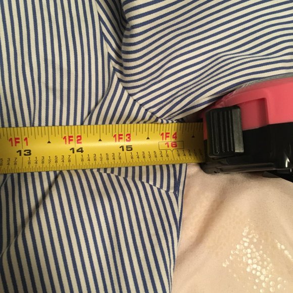 kate spade stripe peplum shirt blouse top size xs nwot - Picture 8 of 15